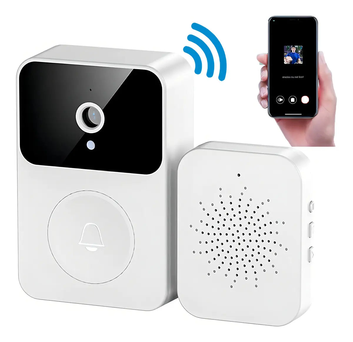 Timbre Inteligente A093 con Cámara WiFi – Seguridad y Vigilancia en la Puerta de tu Hogar