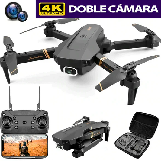 Dron E99 Max Sky Vision 4K + DOBLE BATERÍA + CONTROL PANTALLA CELULAR