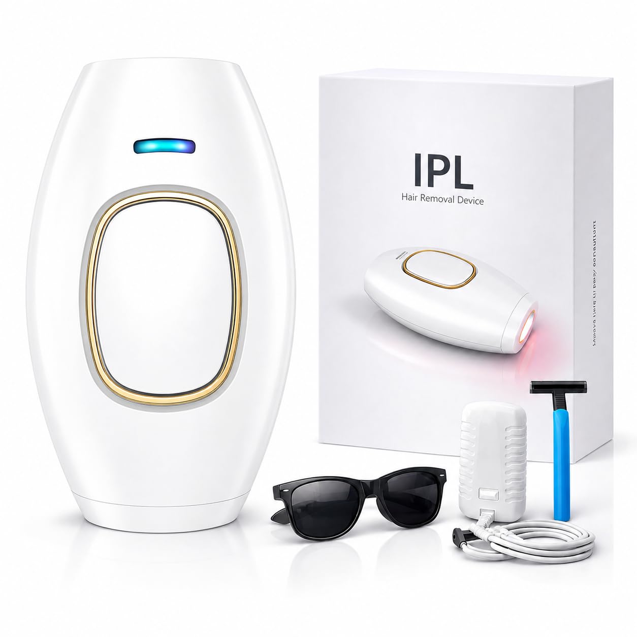 Depilador Láser IPL de Uso Doméstico – Piel Suave y Libre de Vello por Más Tiempo