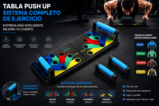 ¡Transforma Tu Cuerpo Desde Casa con la Tabla Push Up Multifuncional!