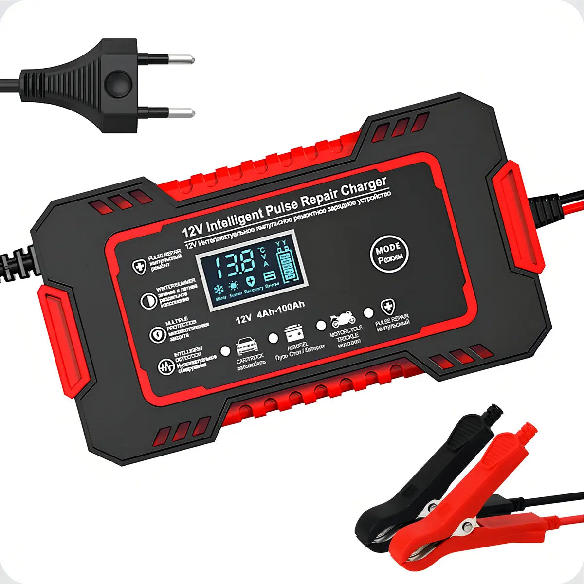 Cargador Arrancador de Batería 12V para Carro y Moto – Potencia y Seguridad Cuando Más Lo Necesitas