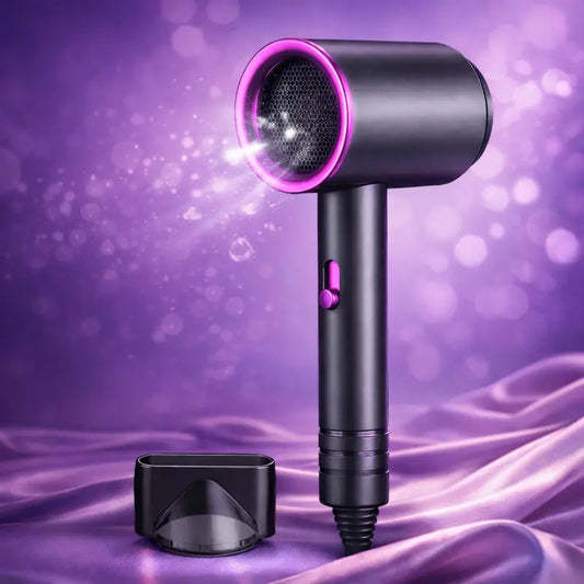 Mini Secador Turmalina Portátil — Secado Rápido, Potente y Perfecto para Llevar